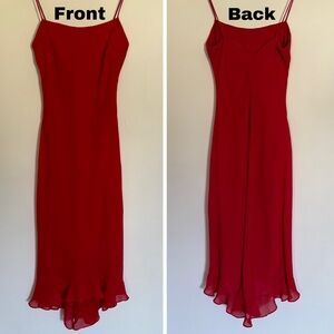 Vintage Red Midi Dress